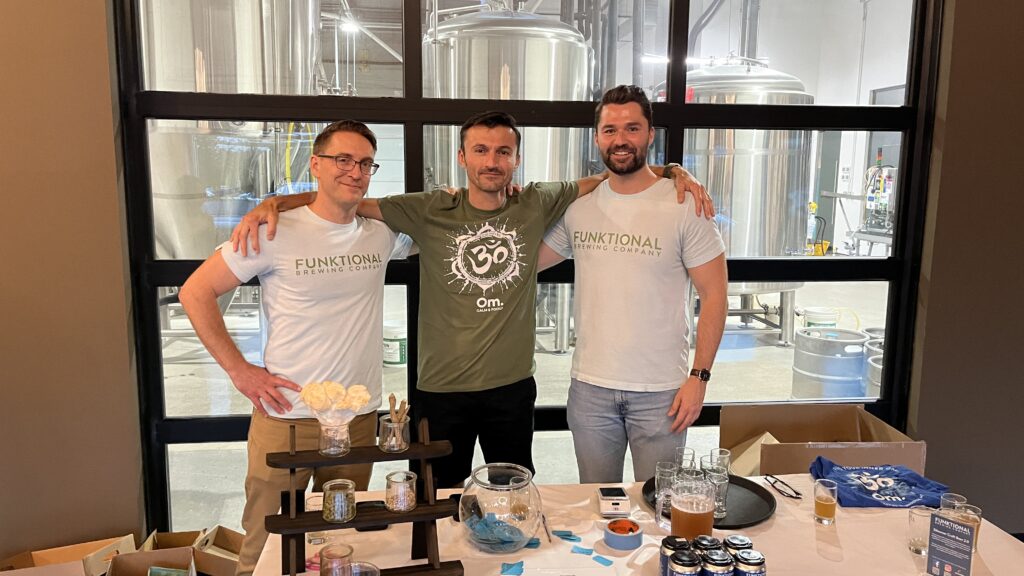 3 men owners of brewery