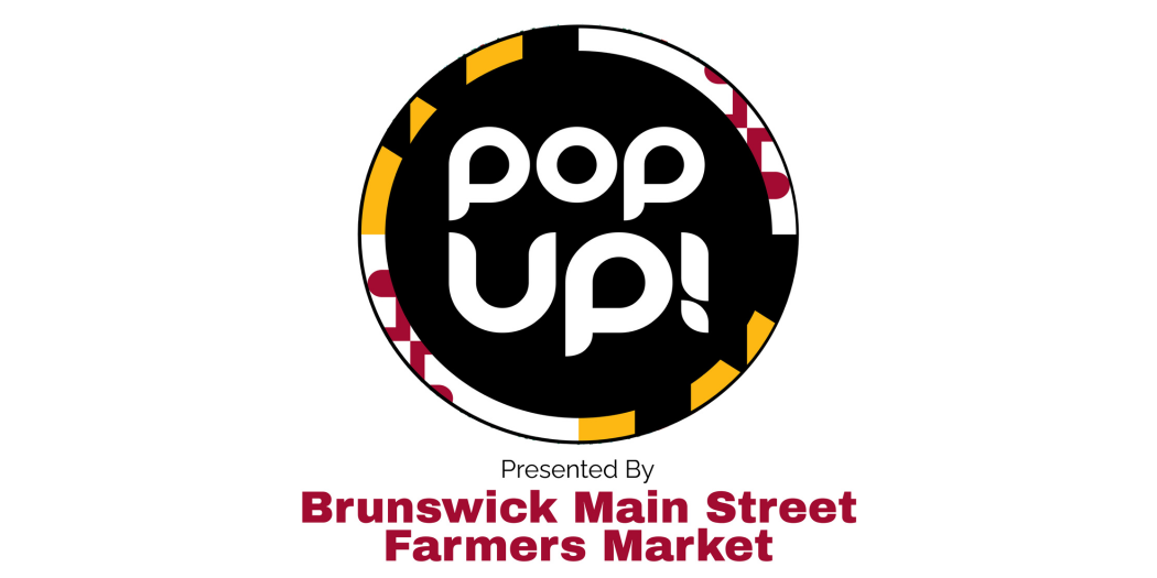 circle logo for brunswick main street pop up farmers market