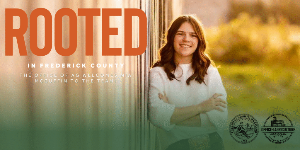 Woman standing by barn with a green transparent overlay